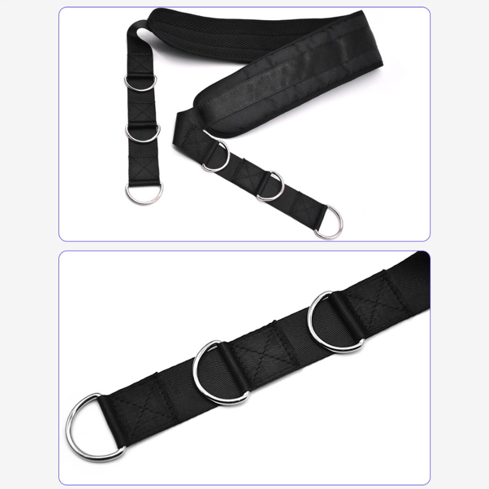 Leg Home Gym Workout - Leg Press Strap Adjustable Cable Machine