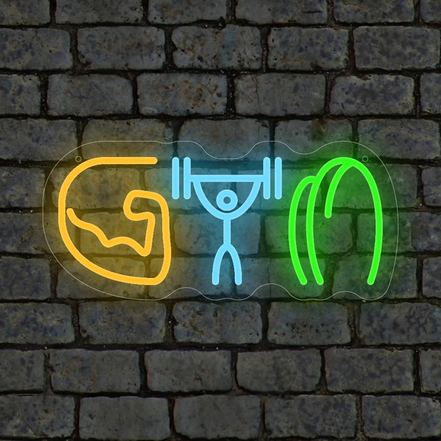 Gym Neon Sign Weightlifting Mu - đánh giá và giá Home Gym Neon Sign