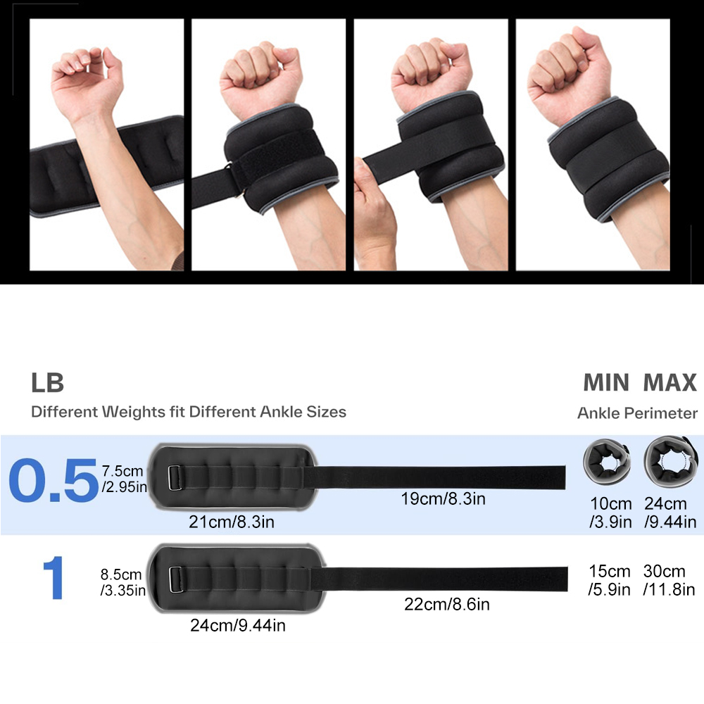 1Pair Wrist Weights, Ankle Wei - đánh giá và giá Home Gym Yoga