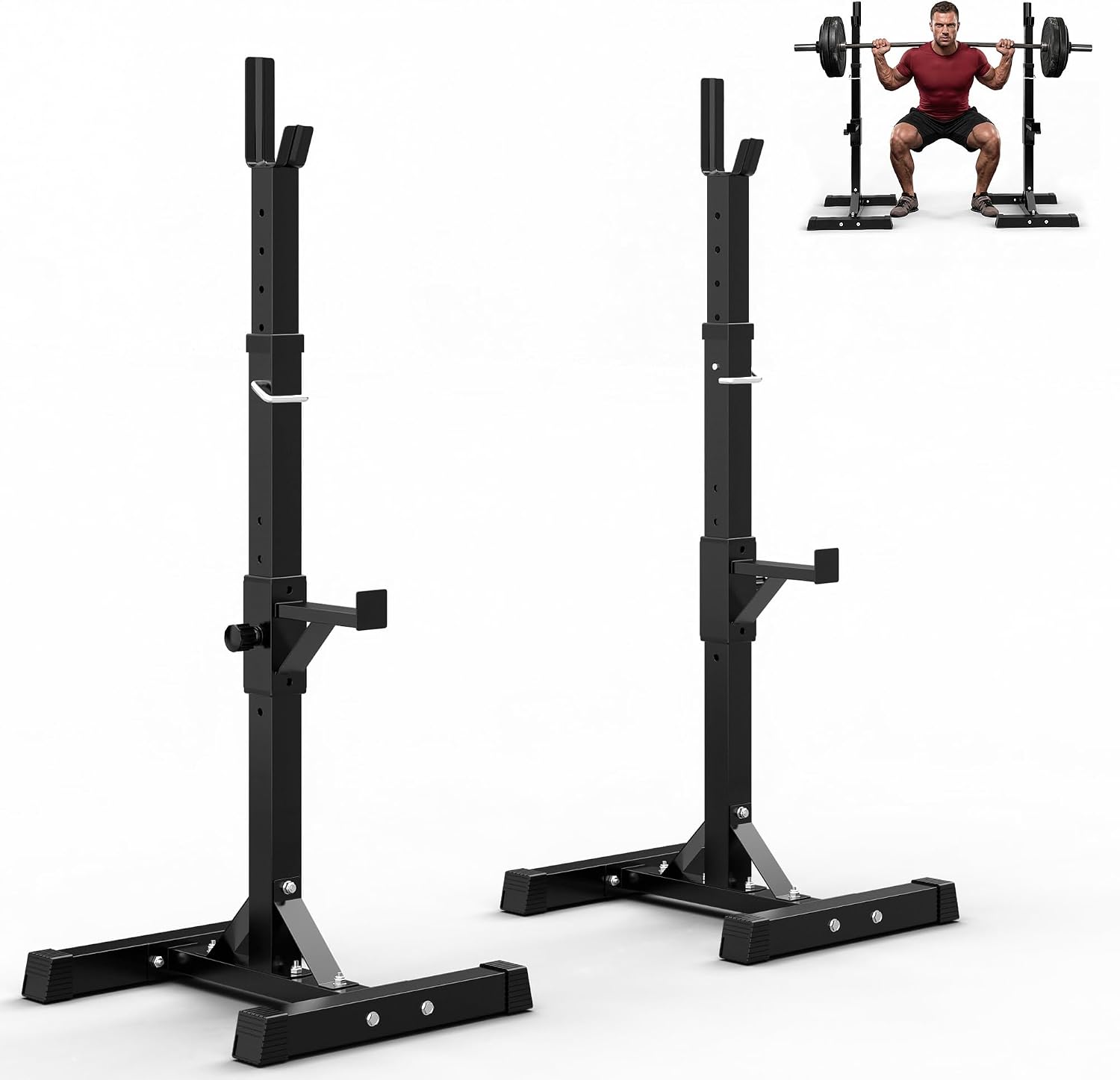 Adjustable Squat Rack Stands f - đánh giá và giá Home Gym Portable