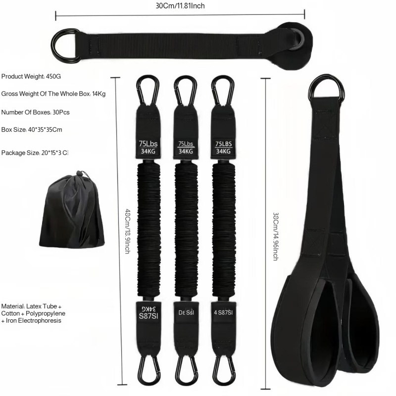 Resistance Bands Set Triceps R - đánh giá và giá Home Gym Routine