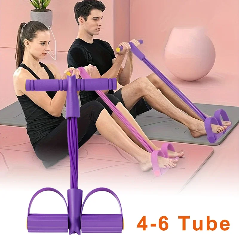 6 Level Resistance Bands Set w - đánh giá và giá Home Gym Equipment Set
